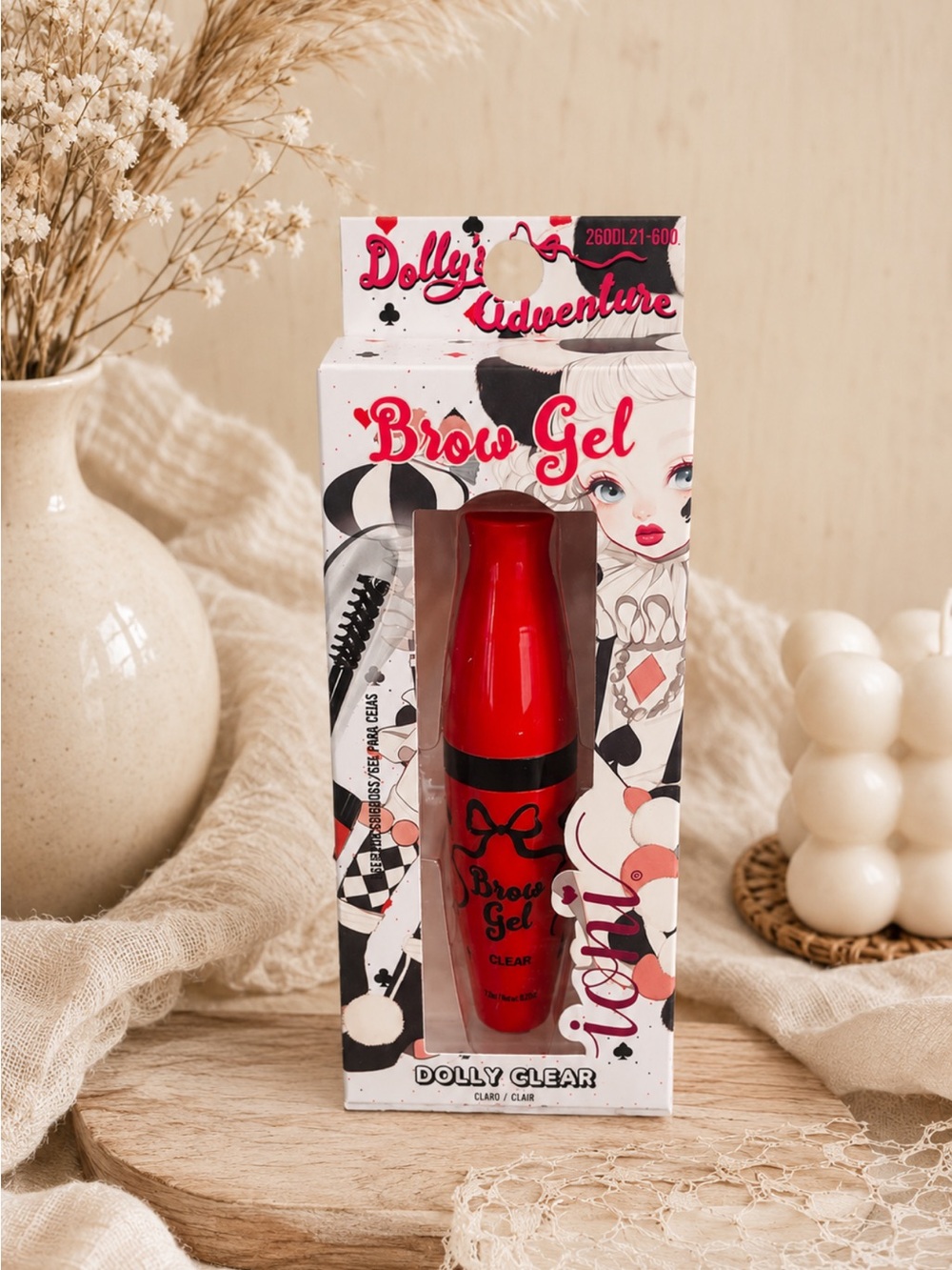 Dolly Adventure Brow Gel in Clear